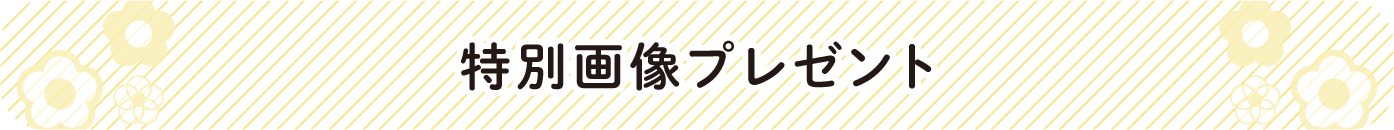 見出し：特別画像プレゼント