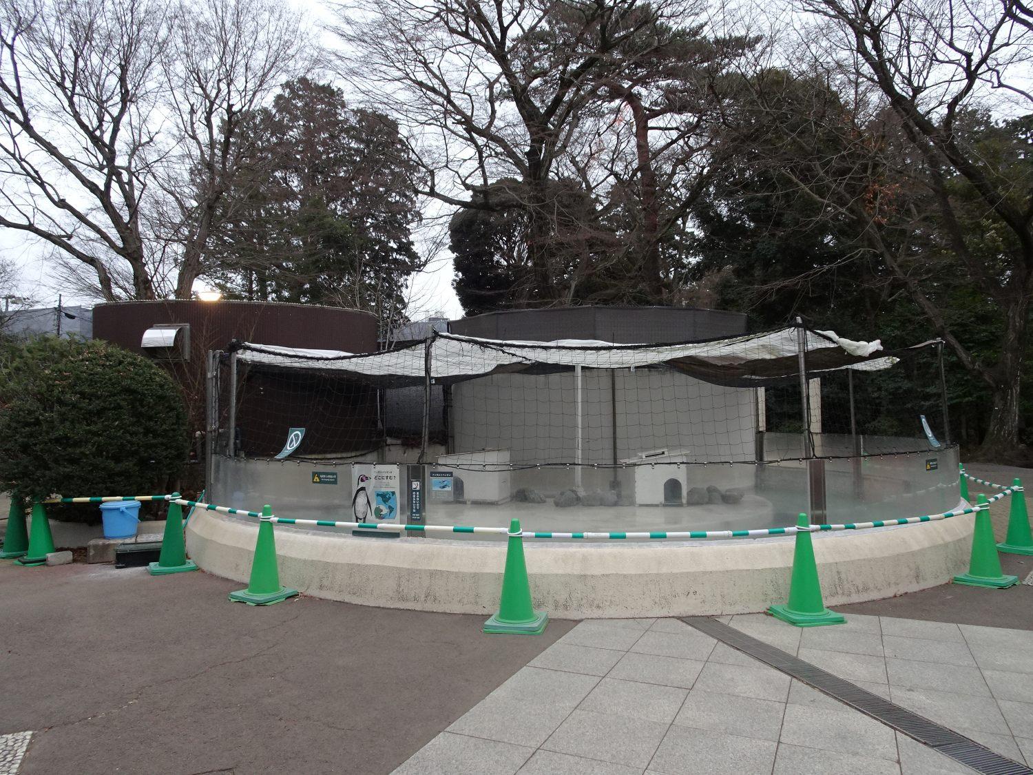 リニューアル前のペンギンの展示場