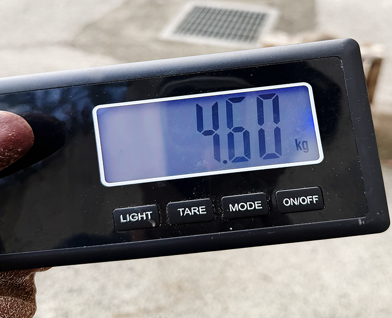 体重計の表示画面