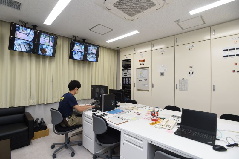 モニター室での行動観察