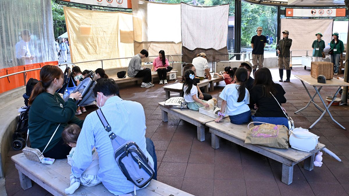 モルモットふれあいコーナー