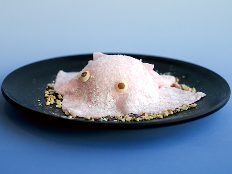 メンダコのいちごケーキ