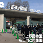 上野動物園 新正門と再開園