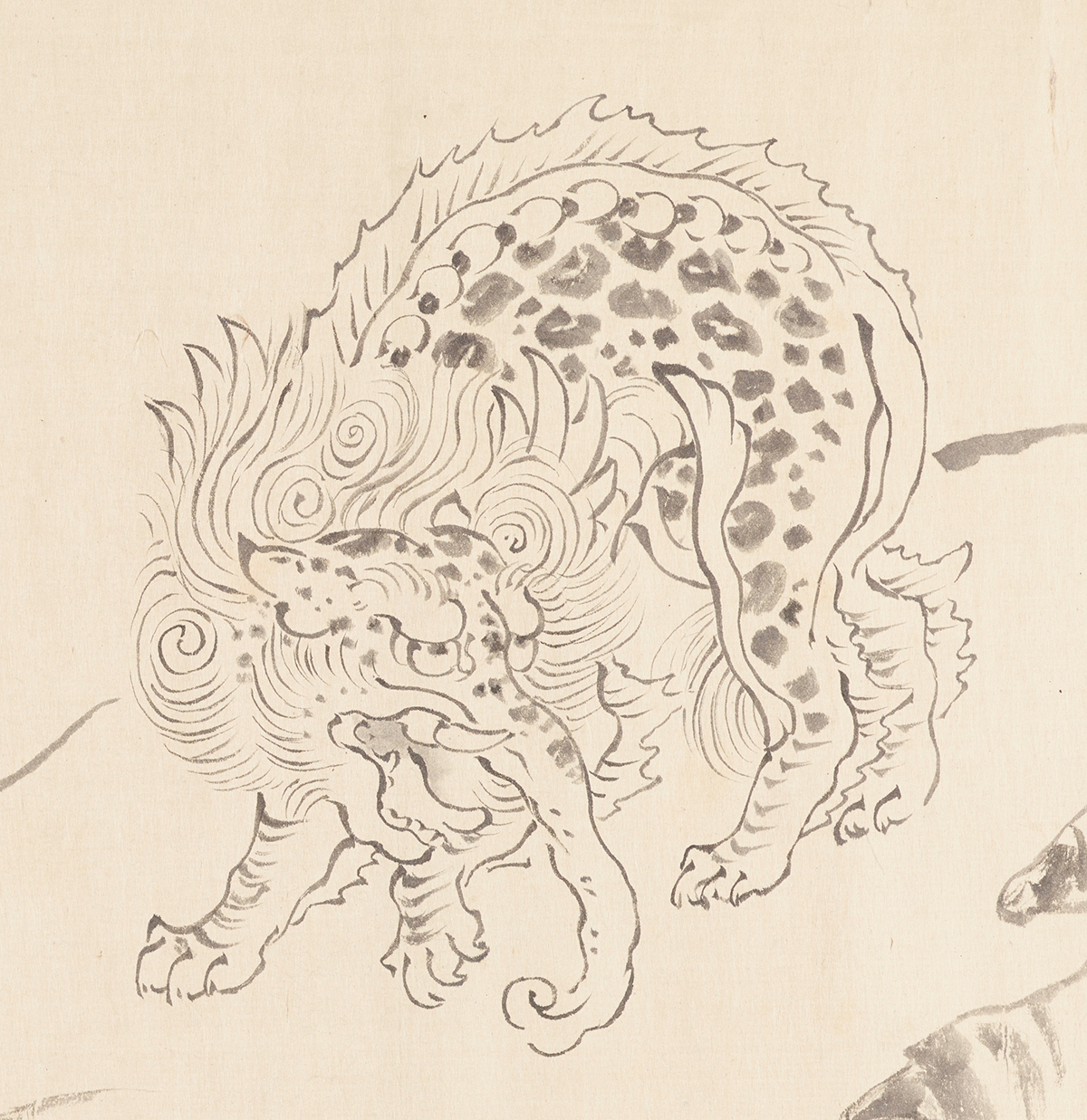 鳥獣戯画（模本）乙巻（東京国立博物館所蔵）部分（写真提供：東京国立博物館）