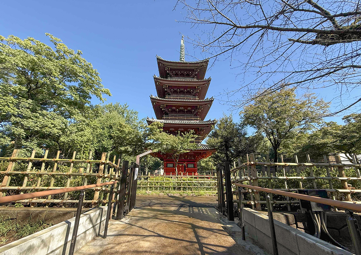 上野東照宮参道側