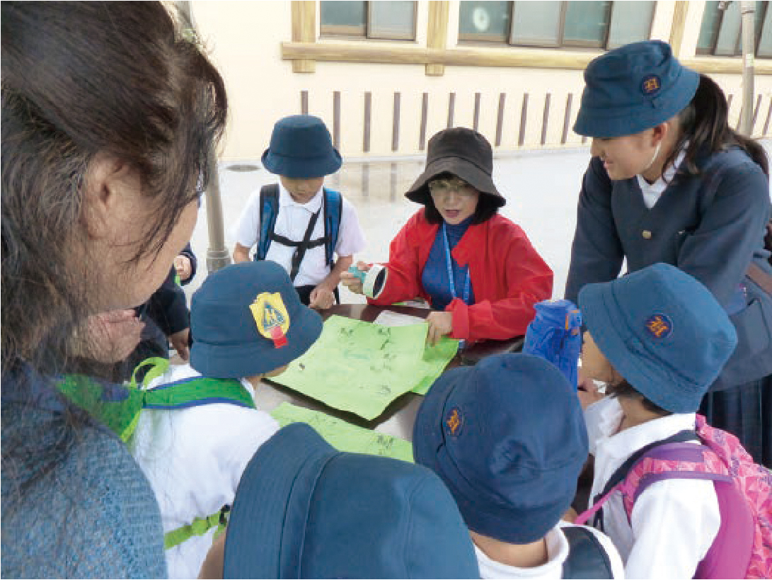 スタンプを押す