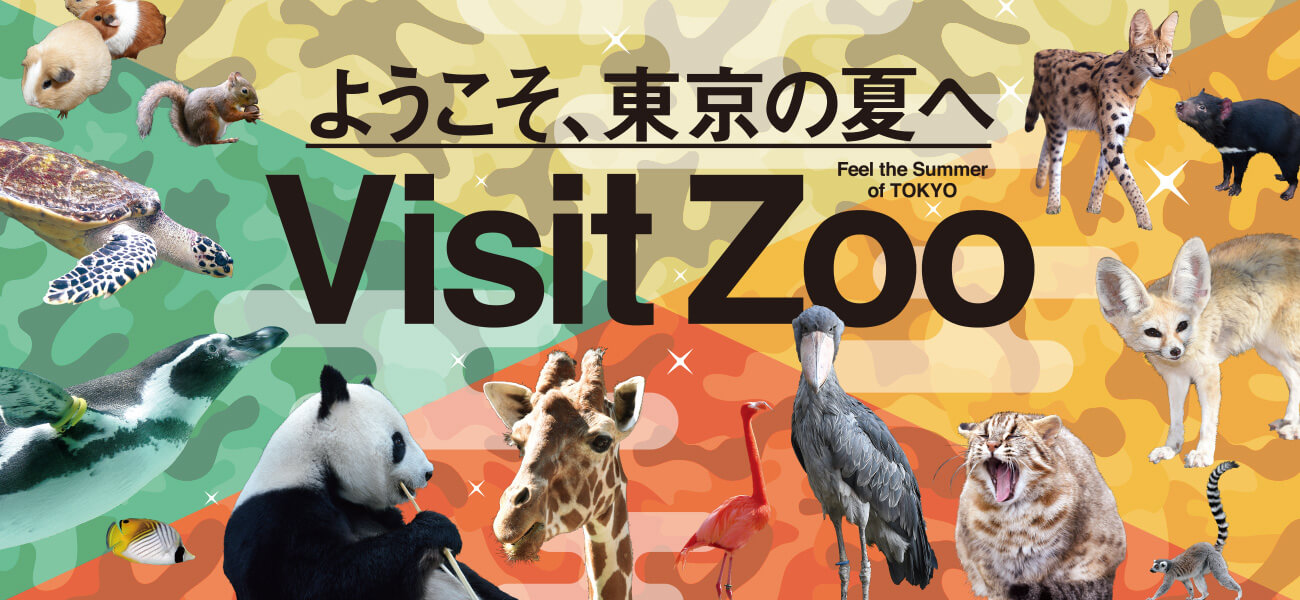 ようこそ、東京の夏へ　Visit Zoo　Feel the Summer of TOKYO