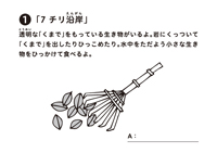 エサをとるのに便利な道具